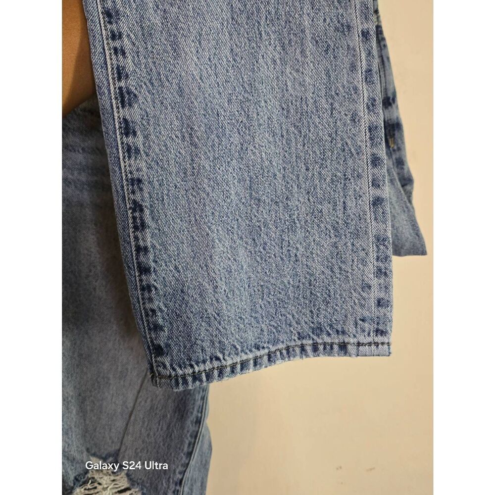 Pistola Women's Straight Leg Jeans Size 28 Ultra High Waist Button Fly Play Day - Picture 15 of 15